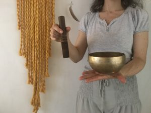 Massage sonore avec bol tibetain